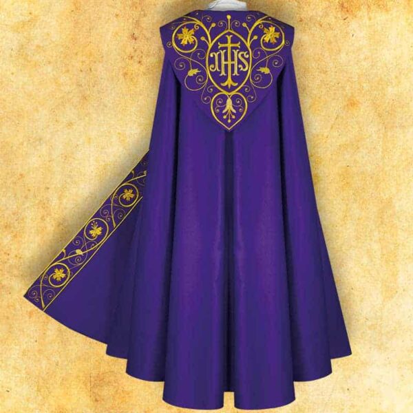 Embroidered cope "Ihs"