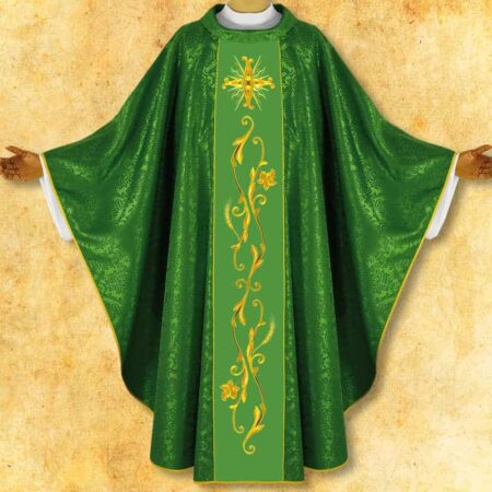 Chasuble with Embroidered Belt