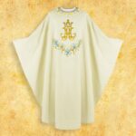 Embroidered Chasuble "Mary with Lilies"