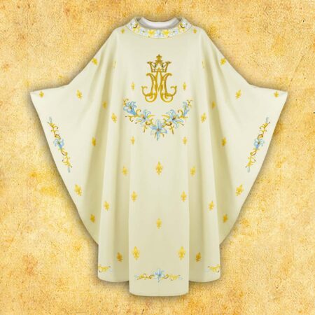 Embroidered Chasuble "Mary with Lilies"