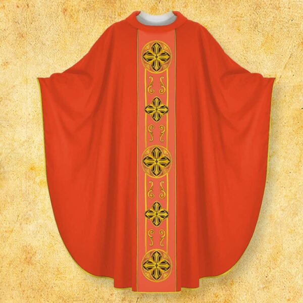 Chasuble with Embroidered Belt