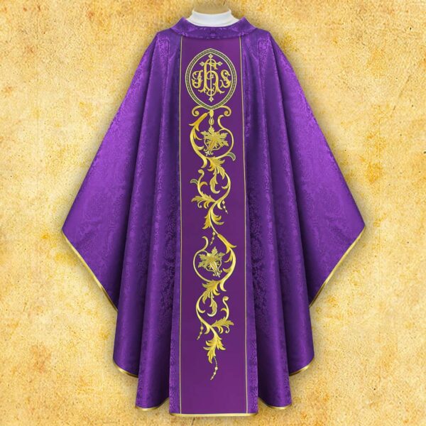 Chasuble with Embroidered Belt