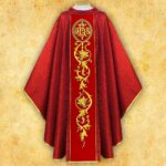 Chasuble with Embroidered Belt