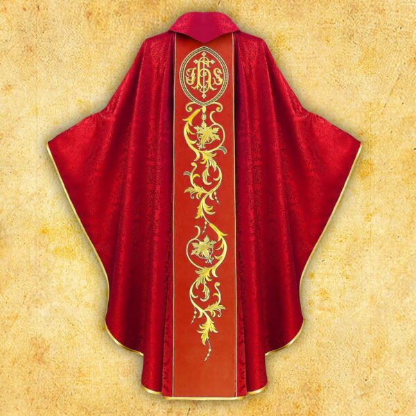 Chasuble with Embroidered Belt