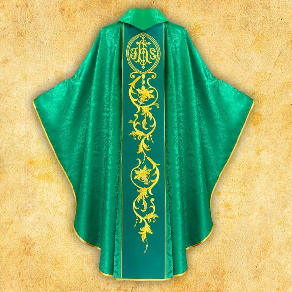 Chasuble with Embroidered Belt
