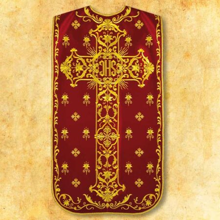 Embroidered Roman chasuble "Miraculum"