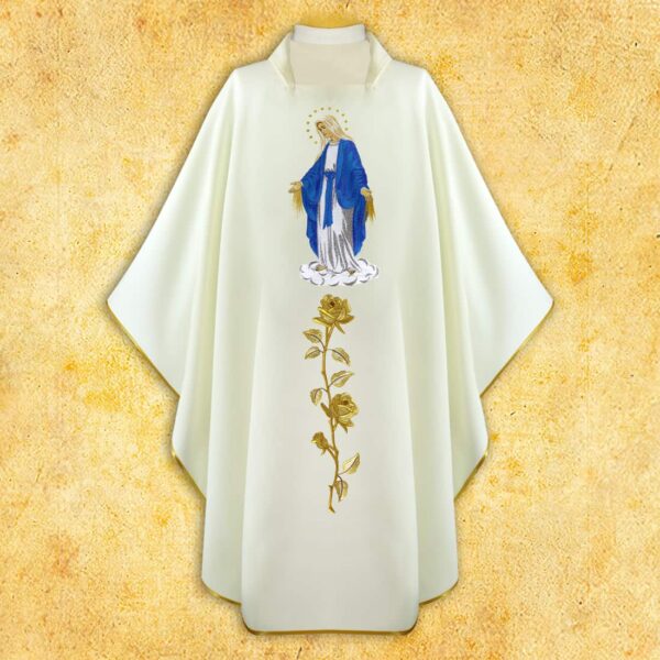 Embroidered Chasuble "Immaculate Mother of God"