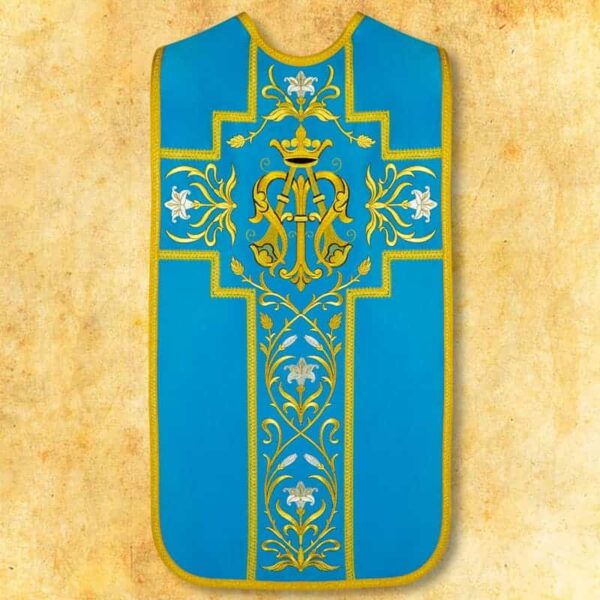 Roman embroidered chasuble "Mary"