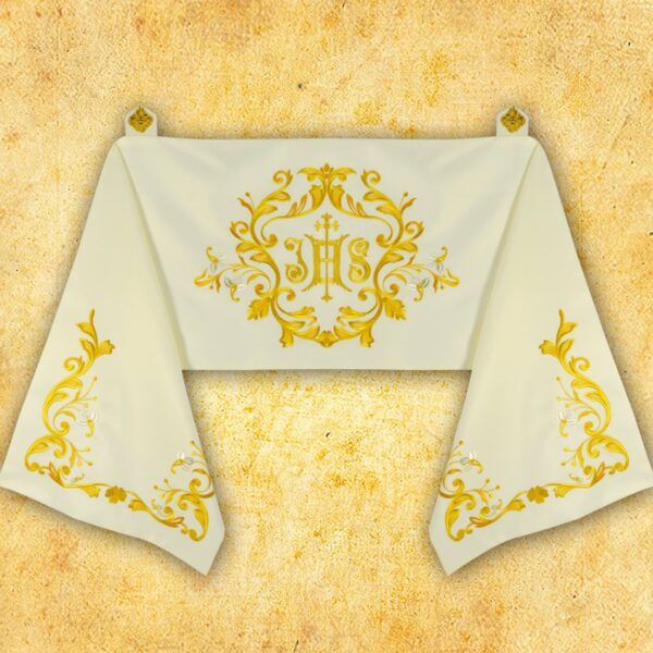 Embroidered shoulder veil "Evangelium"