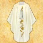 Embroidered Chasuble "Our Lady of Fatima"