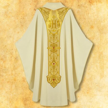 Embroidered Chasuble "Jesus, I Trust in You"