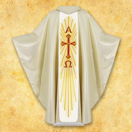 Embroidered chasuble "Risen Jesus"