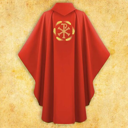 Embroidered chasuble "PX with Ears of Corn"