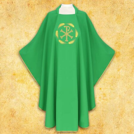 Embroidered chasuble "PX with Ears of Corn"