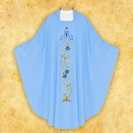 Embroidered chasuble "Maryjny"