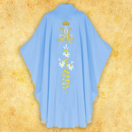 Embroidered chasuble "Maryjny"