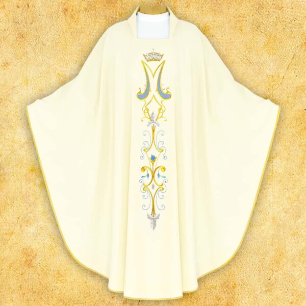 Embroidered chasuble "Maryjny"