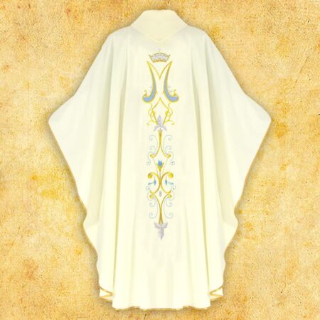 Embroidered chasuble "Maryjny"