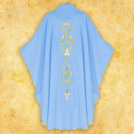 Embroidered chasuble "Maryjny"