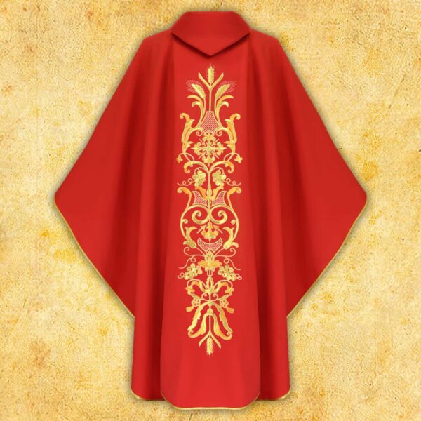 Embroidered Chasuble "Ears of Wheat and Grapes"