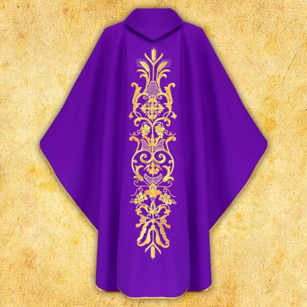 Embroidered Chasuble "Ears of Wheat and Grapes"