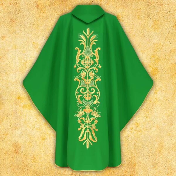 Embroidered Chasuble "Ears of Wheat and Grapes"