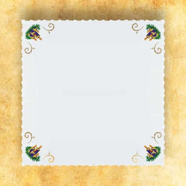 Embroidered Napkin "Avvento" 95X95