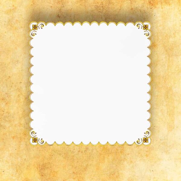 Embroidered napkin "Gaudete" 95X95