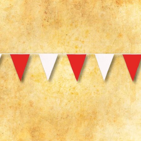 White and Red Triangles