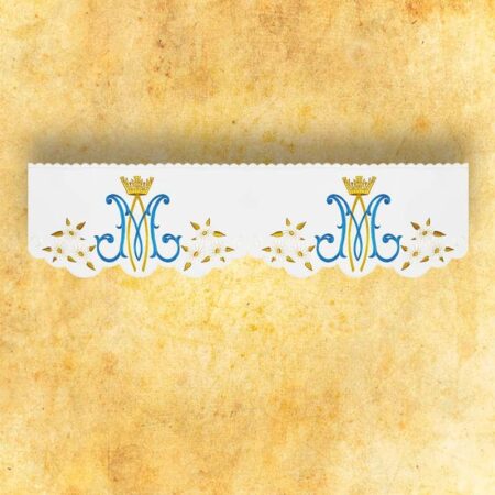 Embroidered "Mater Dei" Napkin 95X95