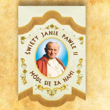Mini Double-Sided Banner "John Paul II"