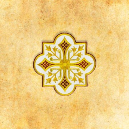 Embroidered appliqué "Cross"