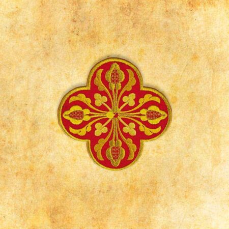 Embroidered appliqué "Cross"