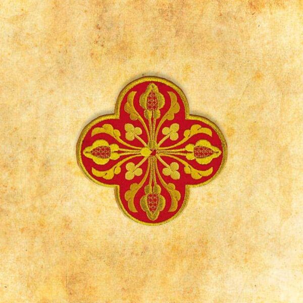 Embroidered appliqué "Cross"