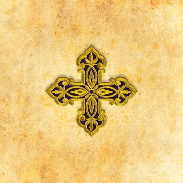 Embroidered appliqué "Cross"