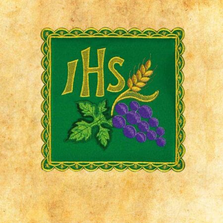 Green Embroidered Bat No. 37