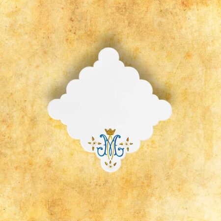 Embroidered Napkin "Mater Dei" 32X32