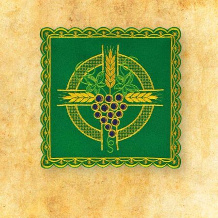 Embroidered Green Baton No. 40