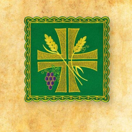 Embroidered Green Baton No. 41