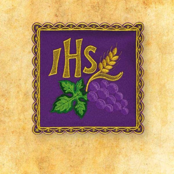 Purple Embroidered Ball No. 43