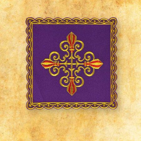 Purple Embroidered Stick No. 45