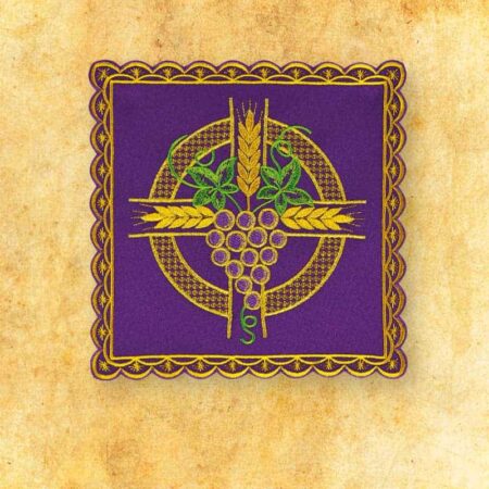 Purple Embroidered Bat No. 46