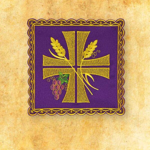 Purple Embroidered Bat No. 47