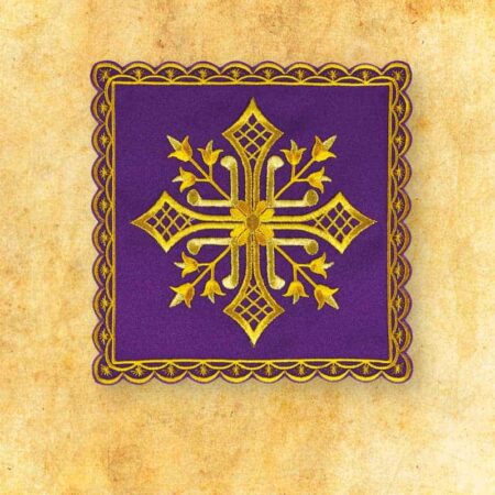 Embroidered Purple Stick No. 48