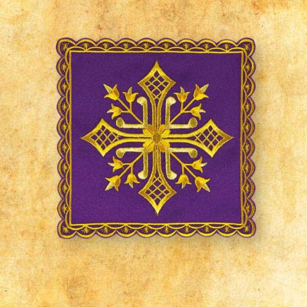 Palka Haftowana Fioletowa Nr 48 Embroidered Purple Stick No. 48