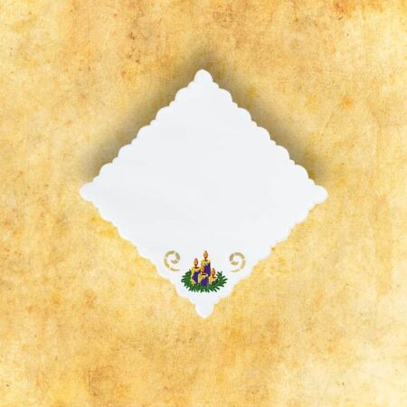 Embroidered Napkin "Avvento" 95X95