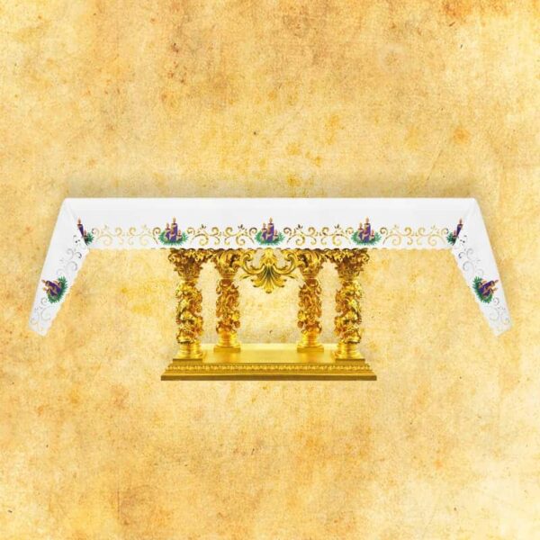 Embroidered Napkin "Avvento" 95X95