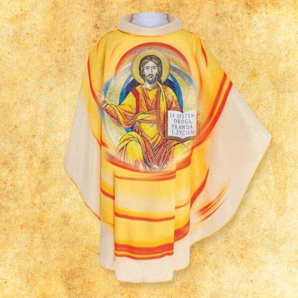 Modern Photo Chasuble "Jesus Christ"