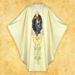 Embroidered Chasuble "St. Rita"
