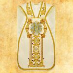 Roman Embroidered Chasuble "Feliz Navidad"